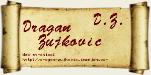 Dragan Žujković vizit kartica